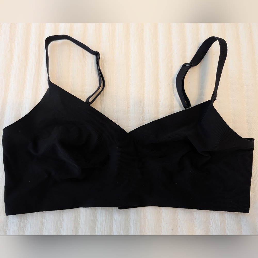 Shapermint Essentials Women's Black Bra, Size medium